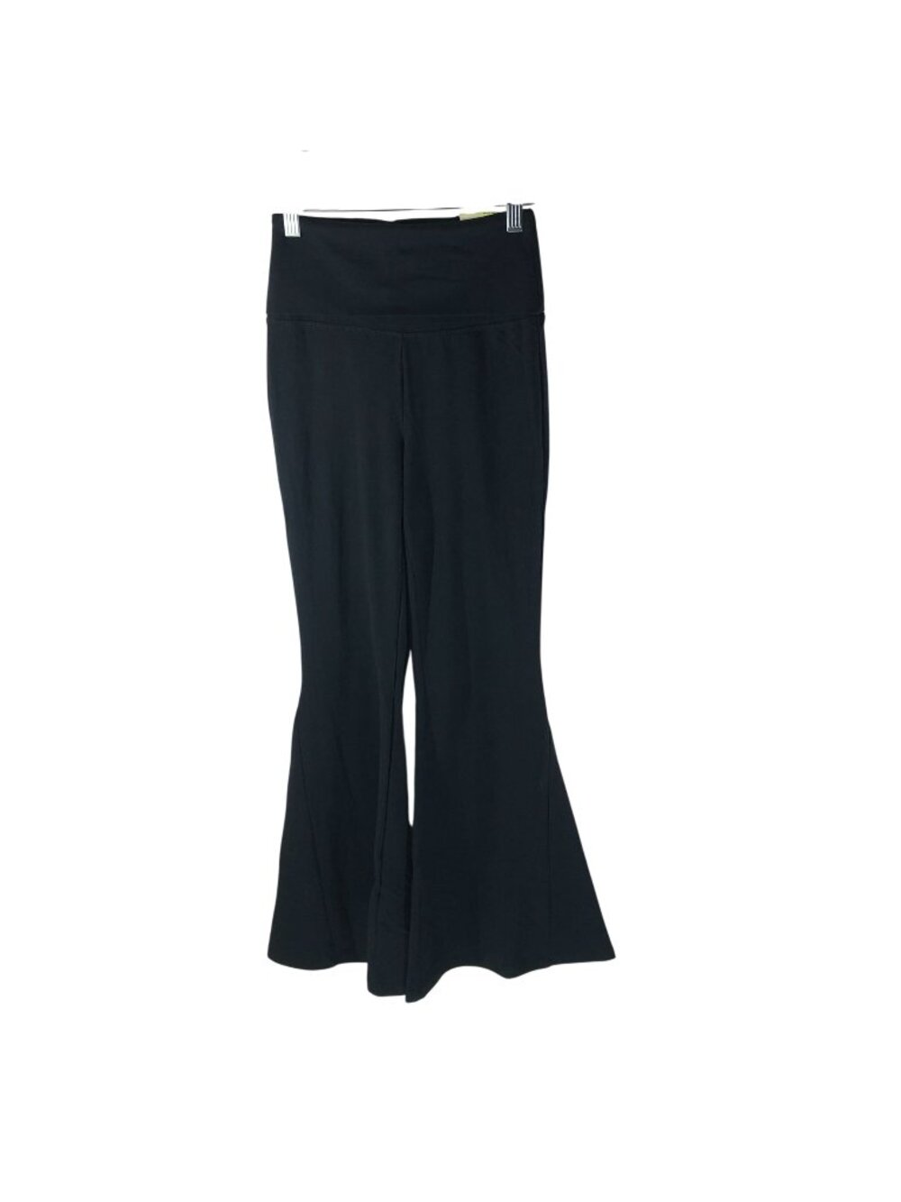 Aerie OFFLINE OG Foldover Super Flare Hi-Rise Leggings Black S Short